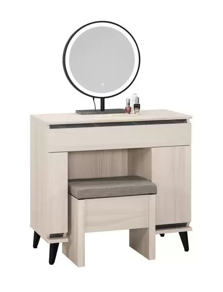 范德爾2.7尺化妝台含椅