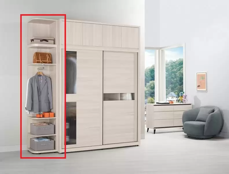 范德爾1.5尺開放置物衣櫥