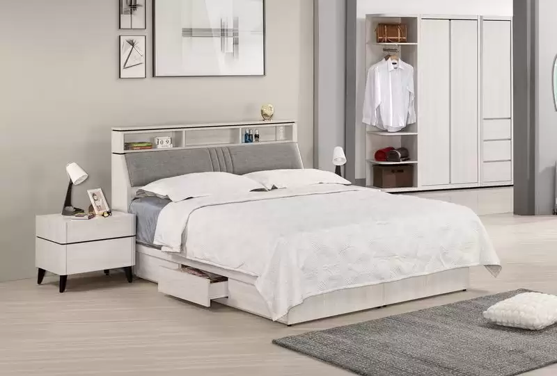 艾德嘉床頭箱(布)