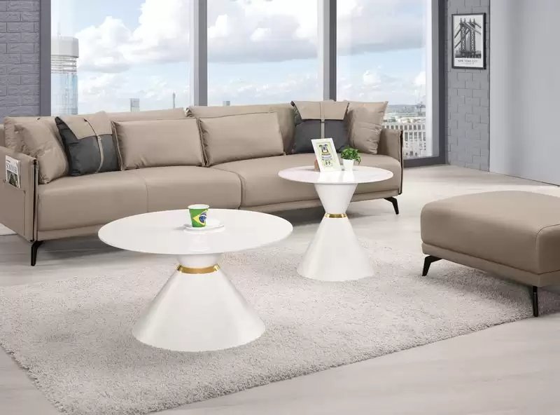 克萊夫岩板茶几組