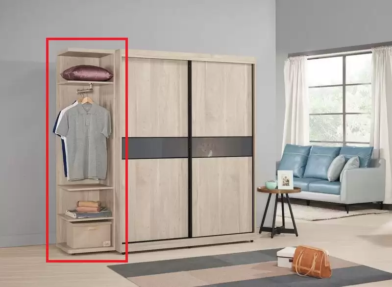 達里歐1.5尺開放置物衣櫥