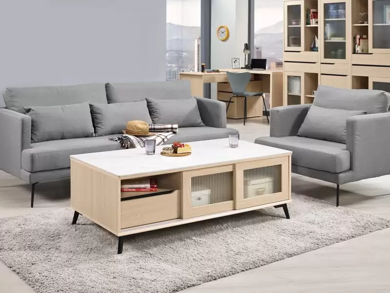 朵利斯4.3尺岩板大茶几