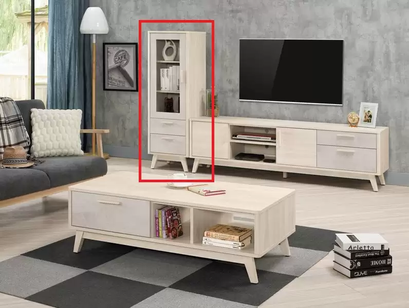 漢斯1.5尺展示櫃