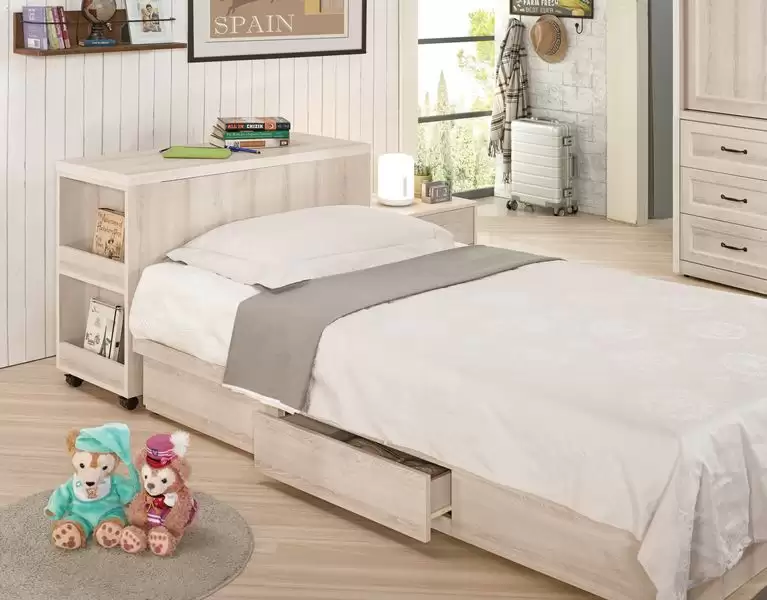 雪莉3.5尺功能型床頭