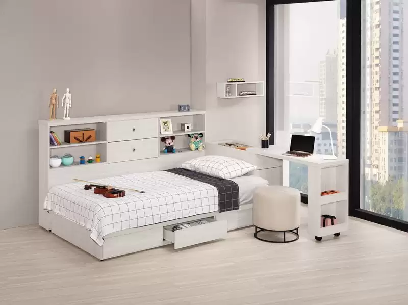 哈利斯3.5尺功能型床頭