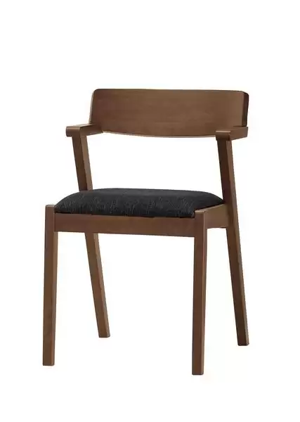 卡文餐椅(布)(實木)