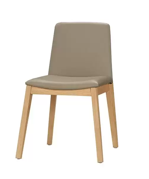 卡瑞娜餐椅(皮)(實木)