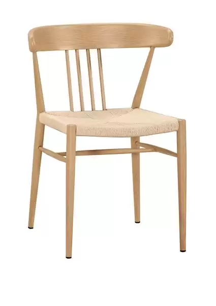 曼琳餐椅(編藤)(五金腳)