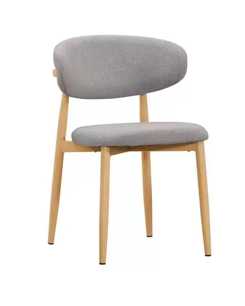 亞倫餐椅(布)(五金腳)