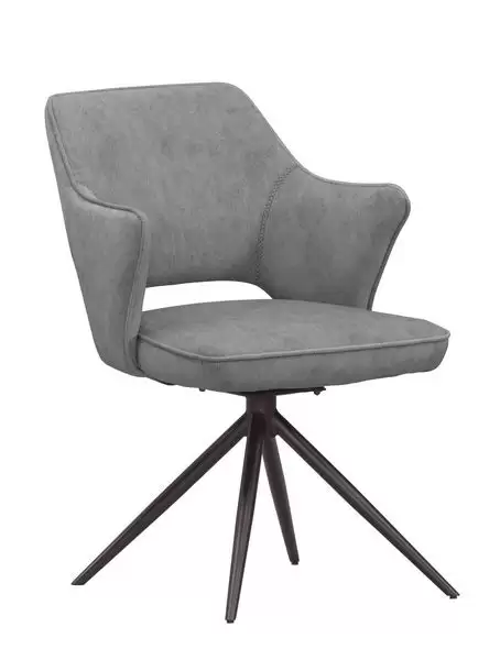 米蘭達旋轉餐椅(貓抓布)(五金腳)