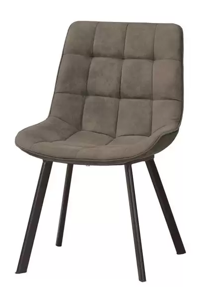 伯特餐椅(淺咖啡布)(五金腳)