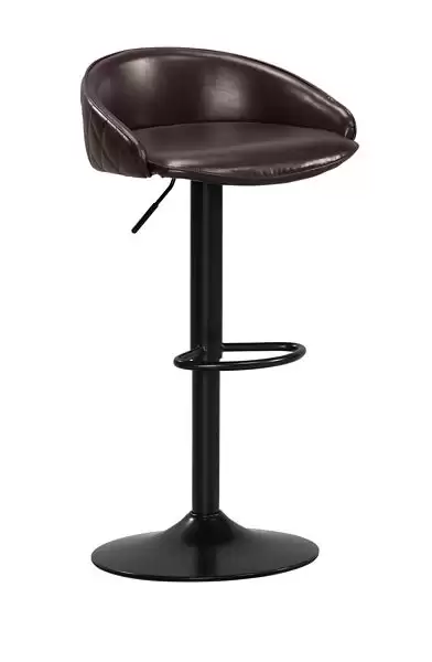 皮爾曼升降吧椅(棕色皮)