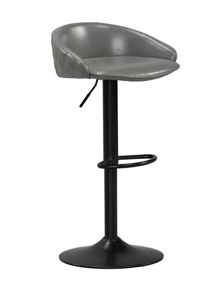 皮爾曼升降吧椅(灰色皮)