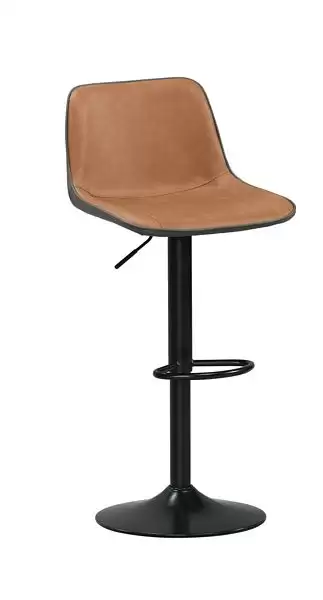 艾希升降吧椅(灰橘)