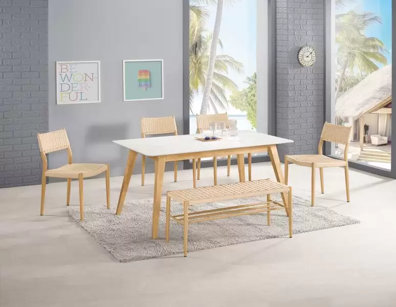 哈利斯岩板4.6尺餐桌