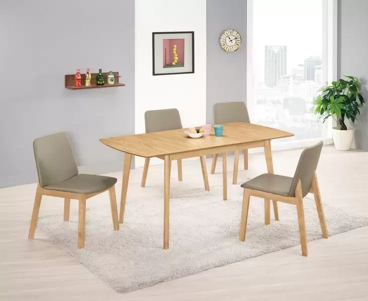 馬爾拉5尺伸縮餐桌