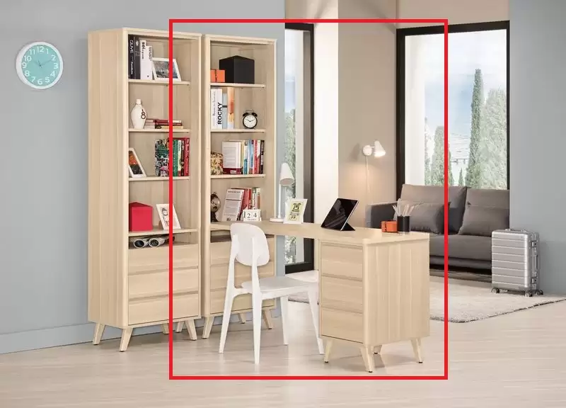 克萊爾5尺L型書桌