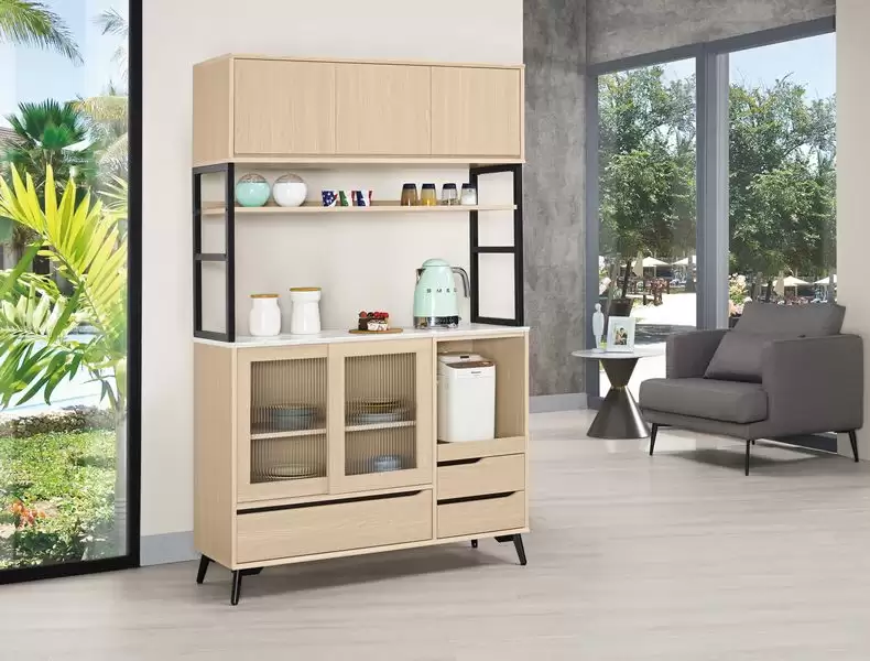 朵利斯仿石面4尺餐櫃