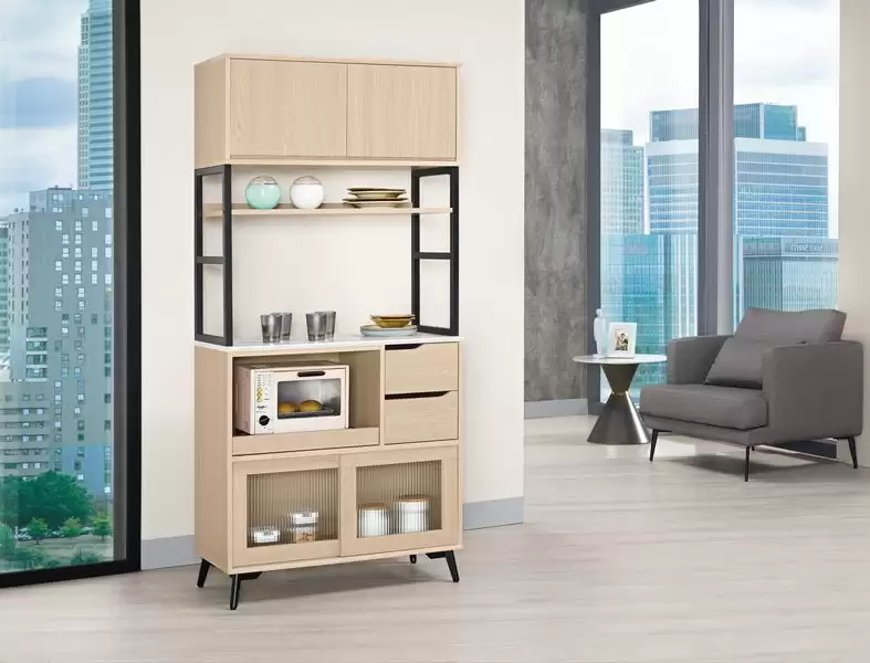 朵利斯仿石面3尺餐櫃