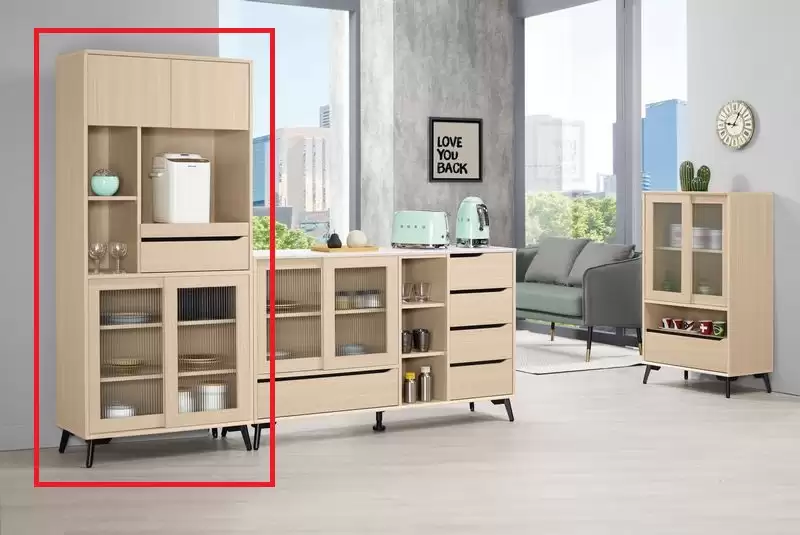 朵利斯6尺高餐櫃