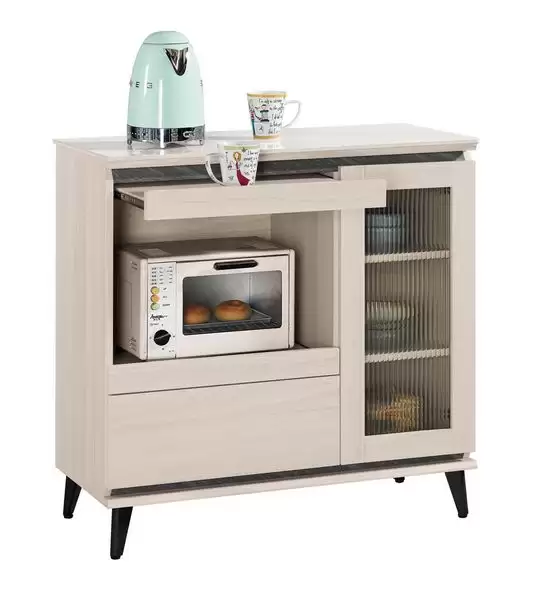 范德爾3尺岩板餐櫃