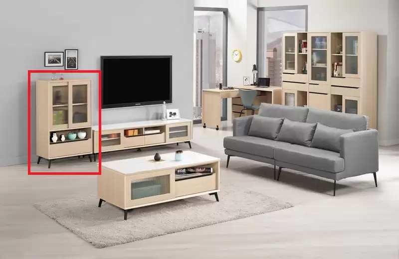 朵利斯2.3尺展示櫃