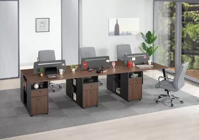 唐納德六人辦公桌