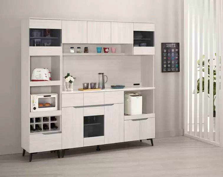 羅恩5尺仿石面餐櫃