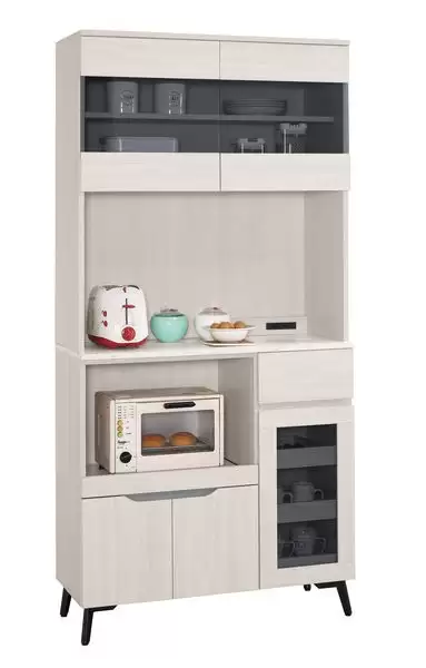 羅恩3尺仿石面餐櫃