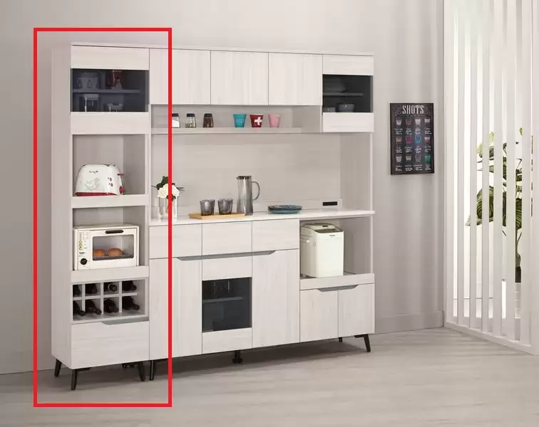 羅恩6.3尺高收納櫃