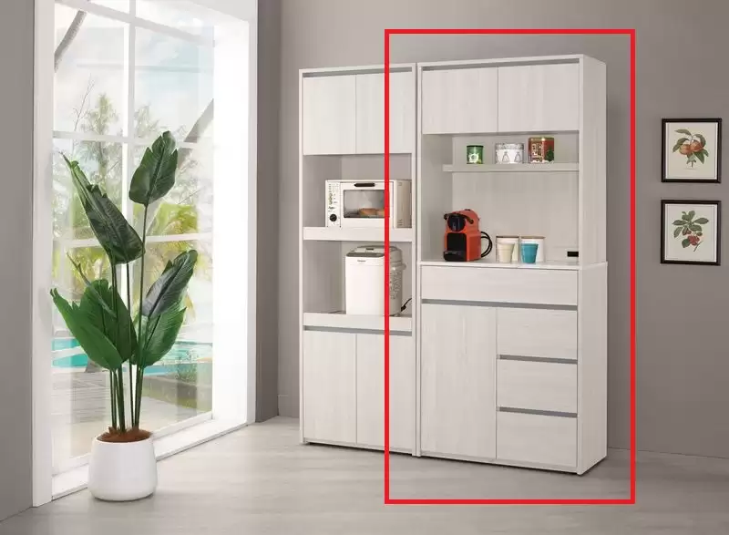 希斯洛2.5尺仿石面餐櫃