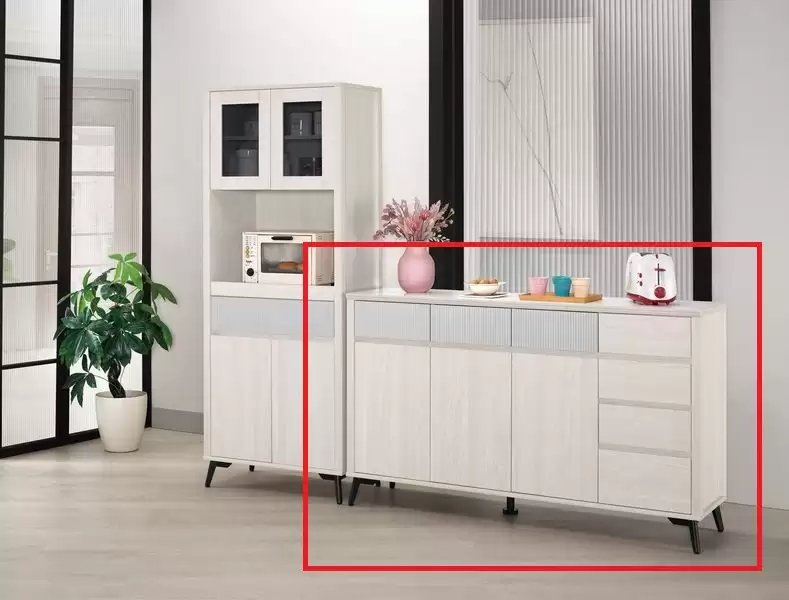 喬倫斯5尺岩板餐櫃