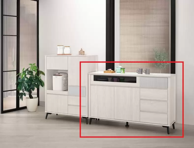 喬倫斯4.6尺岩板餐櫃