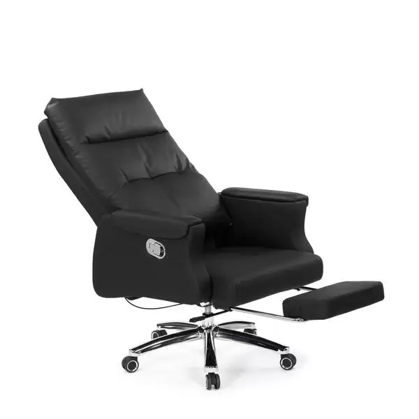 法莉佳辦公椅(黑色)(皮)