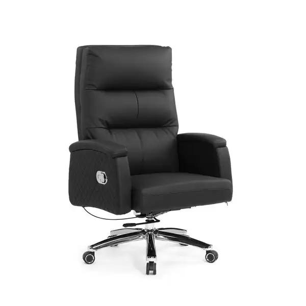 卡麗達辦公椅(黑色)(皮)