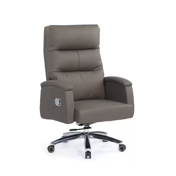 卡麗達辦公椅(灰色)(皮)