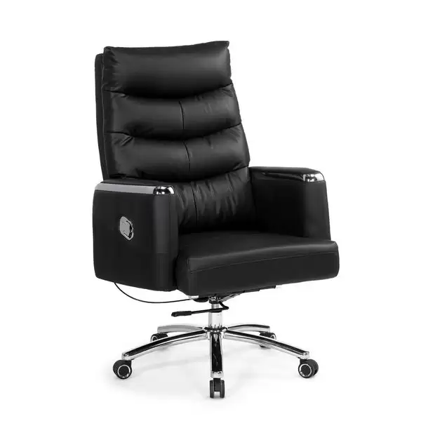 多娜達辦公椅(黑色)(皮)