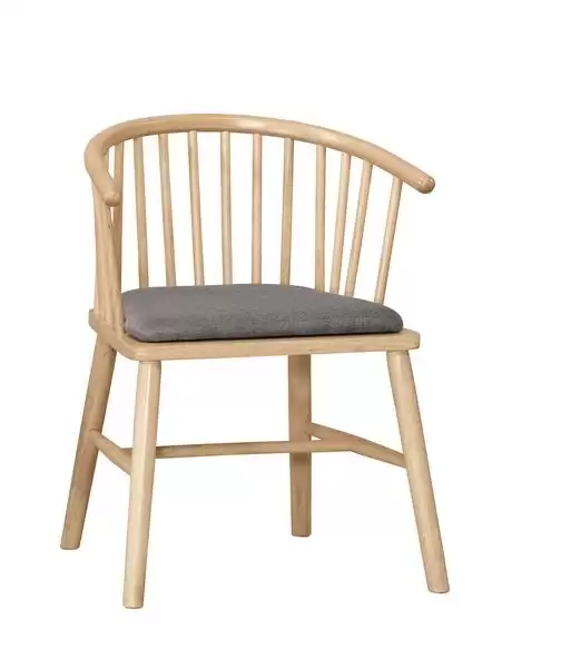 理查餐椅(布)(實木)