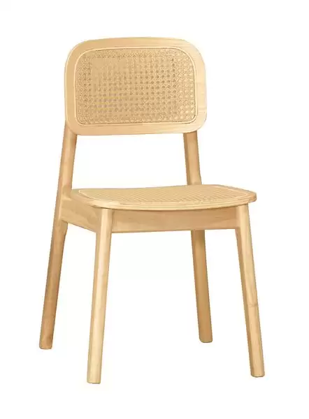 哈里餐椅(編籐)(實木)