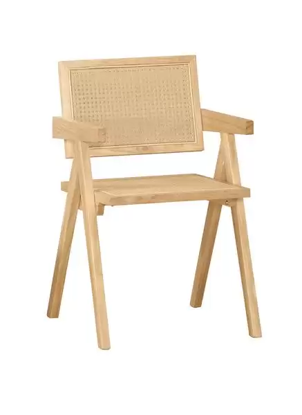 亞瑟餐椅(編籐)(實木)