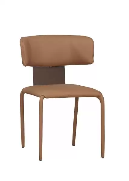 拜倫餐椅(皮)(五金腳)