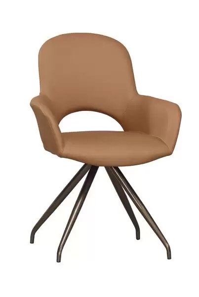 黛恩餐椅(皮)(五金腳)