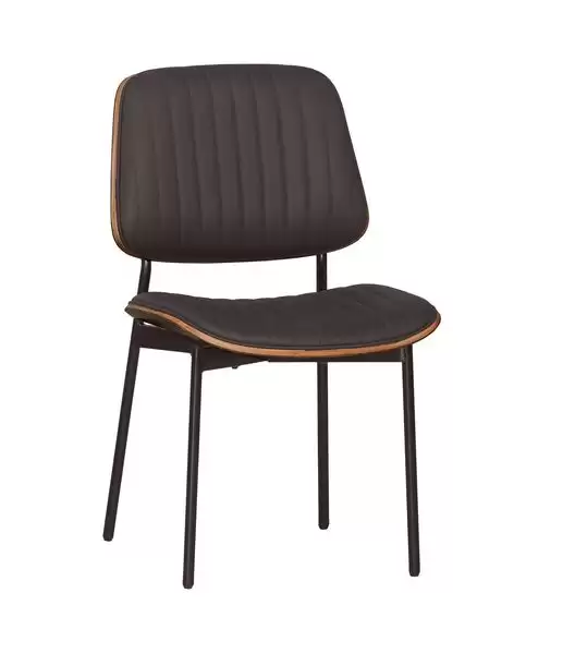 北歐餐椅(皮)(五金腳)