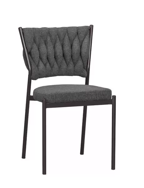 萊恩餐椅(布)(五金腳)