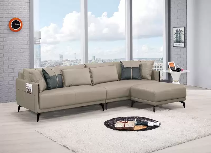 尼絲L型貓抓布沙發