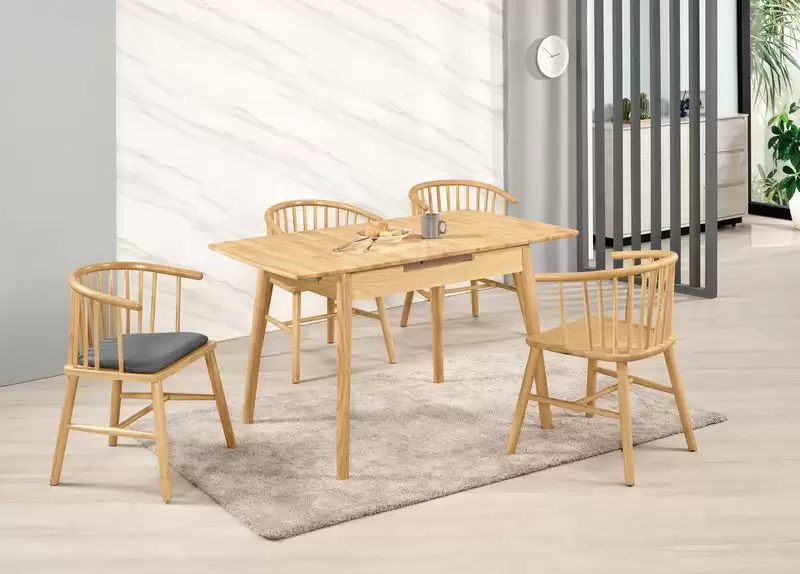 愛德華4.3尺伸縮拉合餐桌