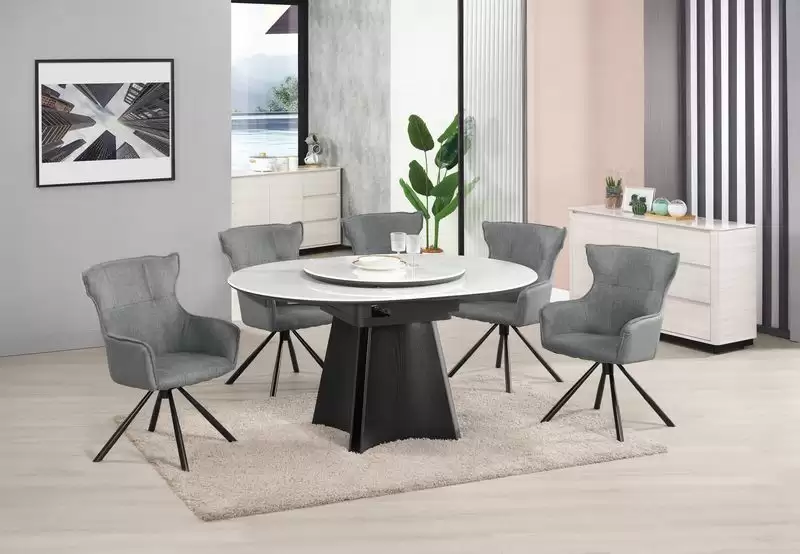 路易士5.2尺多功能收合橢圓餐桌