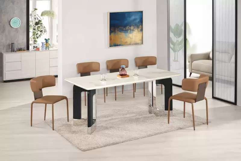 法蘭斯6尺原石餐桌