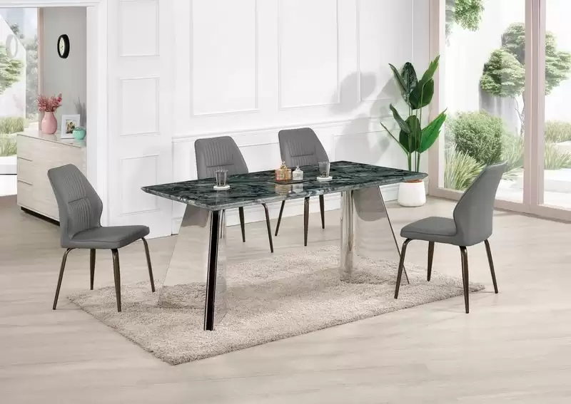 愛德溫5.3尺餐桌(透光石)