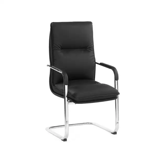 布蘭德洽談椅(黑色)(皮)